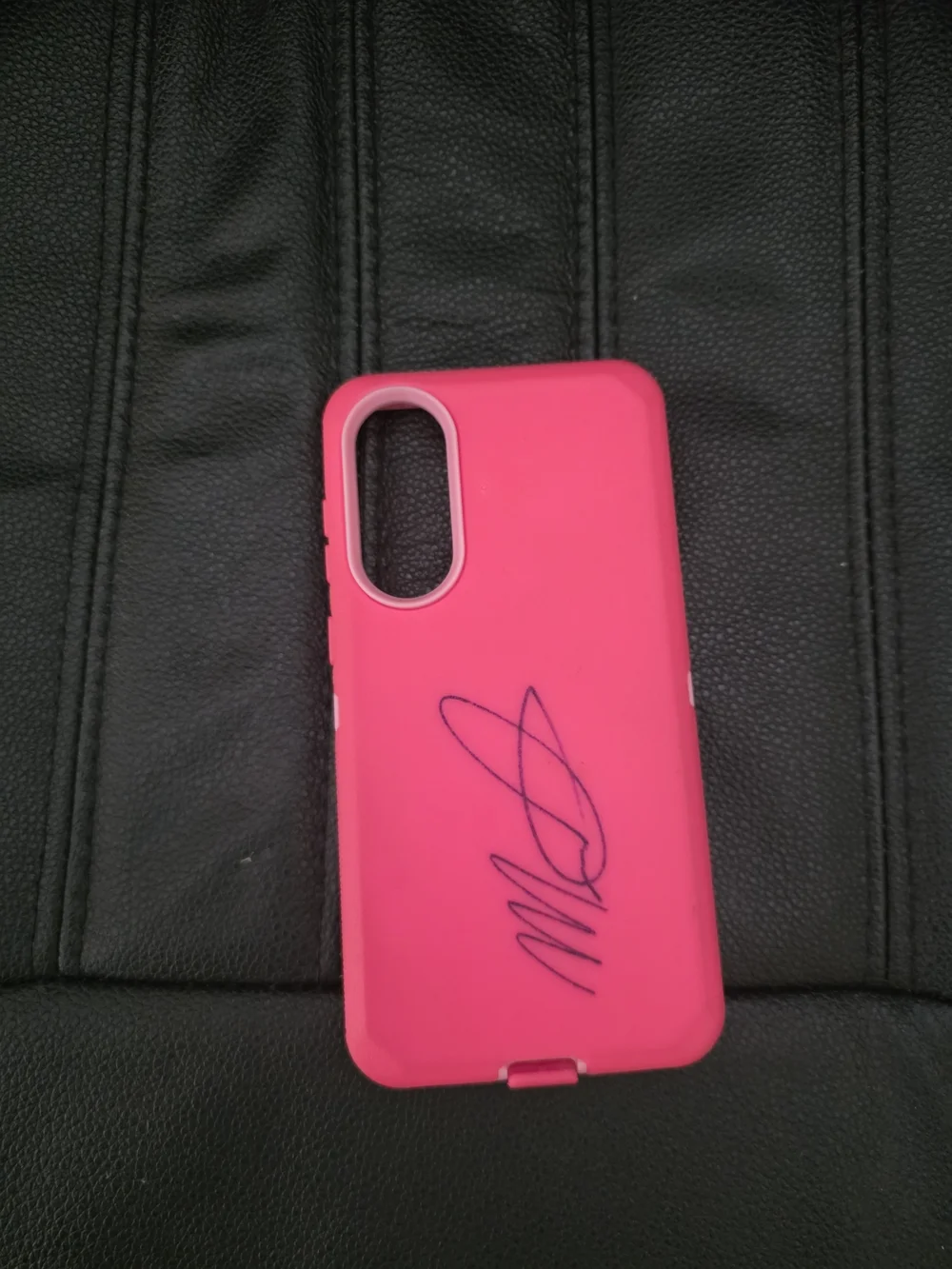 Malcom Todd Autographed Pink Protective Phone Case